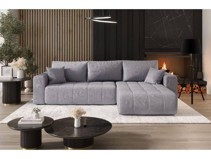 Kaiser Möbel Ecksofa Sofa L-form mit Schlaffunktion im Veloursstoff Monolith modernes MILO, Ecksofa, L-Form,Samtweiche Veloursoberfläche,Wasserabweisender Stoff Monolith, blau Kaiser Möbel Ecksofa Sofa L-form mit Schlaffunktion im Veloursstoff Monolith modernes MILO, Ecksofa, L-Form,Samtweiche Veloursoberfläche,Wasserabweisender Stoff Monolith, blau von OTTO