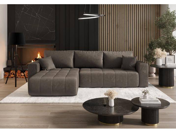 Kaiser Möbel Ecksofa Sofa L-form mit Schlaffunktion im Veloursstoff Monolith modernes MILO, Ecksofa, L-Form,Samtweiche Veloursoberfläche,Wasserabweisender Stoff Monolith, braun Kaiser Möbel Ecksofa Sofa L-form mit Schlaffunktion im Veloursstoff Monolith modernes MILO, Ecksofa, L-Form,Samtweiche Veloursoberfläche,Wasserabweisender Stoff Monolith, braun von OTTO