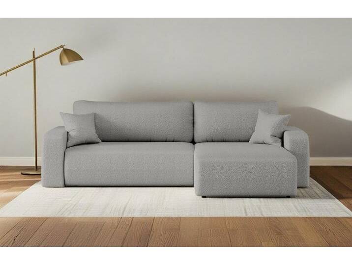 Kaiser Möbel Ecksofa mit schlaffunktion und bettkasten, MILANO XL stoff Poso und Quelle, Schlaffunktion, Bettkasten, viele Farben, bequem, praktisch, grau Kaiser Möbel Ecksofa mit schlaffunktion und bettkasten, MILANO XL stoff Poso und Quelle, Schlaffunktion, Bettkasten, viele Farben, bequem, praktisch, grau von OTTO