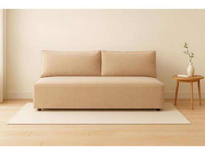 Kaiser Möbel Schlafsofa mit schlaffunktion und bettkasten, Schlafsofa DUO Velours Salvador, Schlafsofa mit Bettkasten und Schlaffunktion, beige, Beige Kaiser Möbel Schlafsofa mit schlaffunktion und bettkasten, Schlafsofa DUO Velours Salvador, Schlafsofa mit Bettkasten und Schlaffunktion, beige, Beige von OTTO