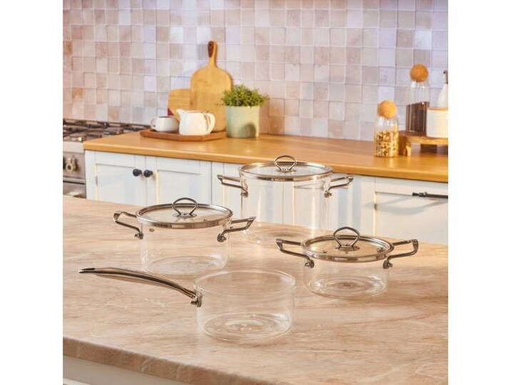 Karaca Topf-Set Amore 7-teiliges Kochgeschirrset aus Borosilikatglas Karaca Topf-Set Amore 7-teiliges Kochgeschirrset aus Borosilikatglas von OTTO
