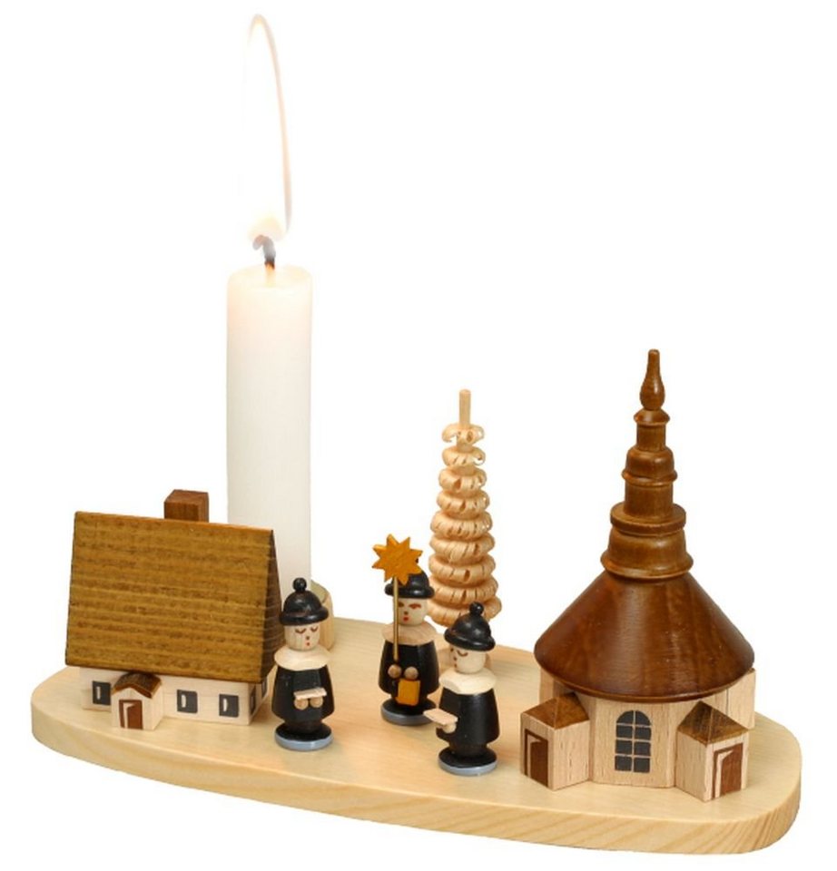 Kerzenhalter Kerzenhalter Seiffener Kirche und Kurrende natur Höhe 7,5 cm NEU Kerzenhalter Kerzenhalter Seiffener Kirche und Kurrende natur Höhe 7,5 cm NEU von OTTO