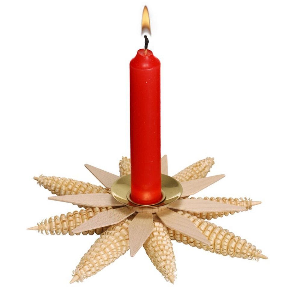 Kerzenhalter Kerzenhalter mit Ringelbäumchen Natur Ø 15cm NEU von OTTO
