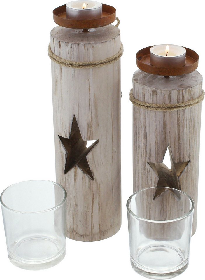 Kerzenhalter Windlicht 2er-Set von OTTO