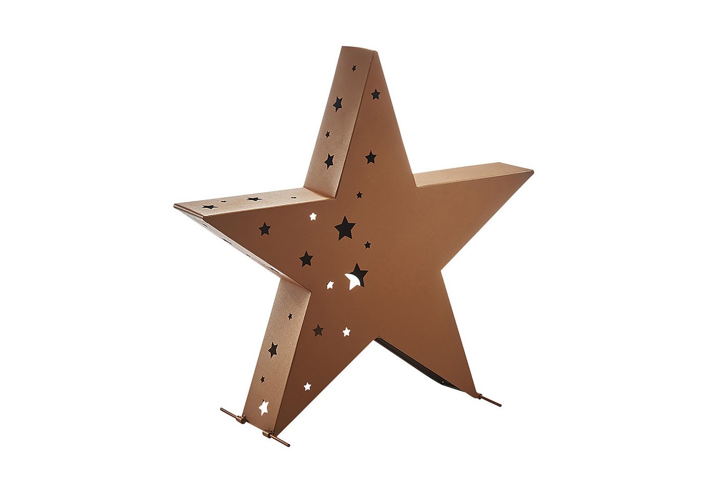 Kobolo Kerzenlaterne Windlicht Deko Stern - STAR - Metall Rostoptik Kobolo Kerzenlaterne Windlicht Deko Stern - STAR - Metall Rostoptik von Kobolo