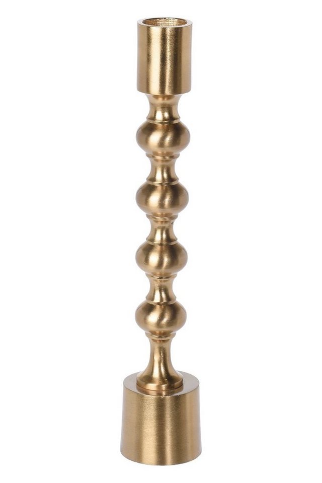 Kerzenständer MARRAS, H 23 cm, Goldgelb, Aluminium Kerzenständer MARRAS, H 23 cm, Goldgelb, Aluminium von OTTO