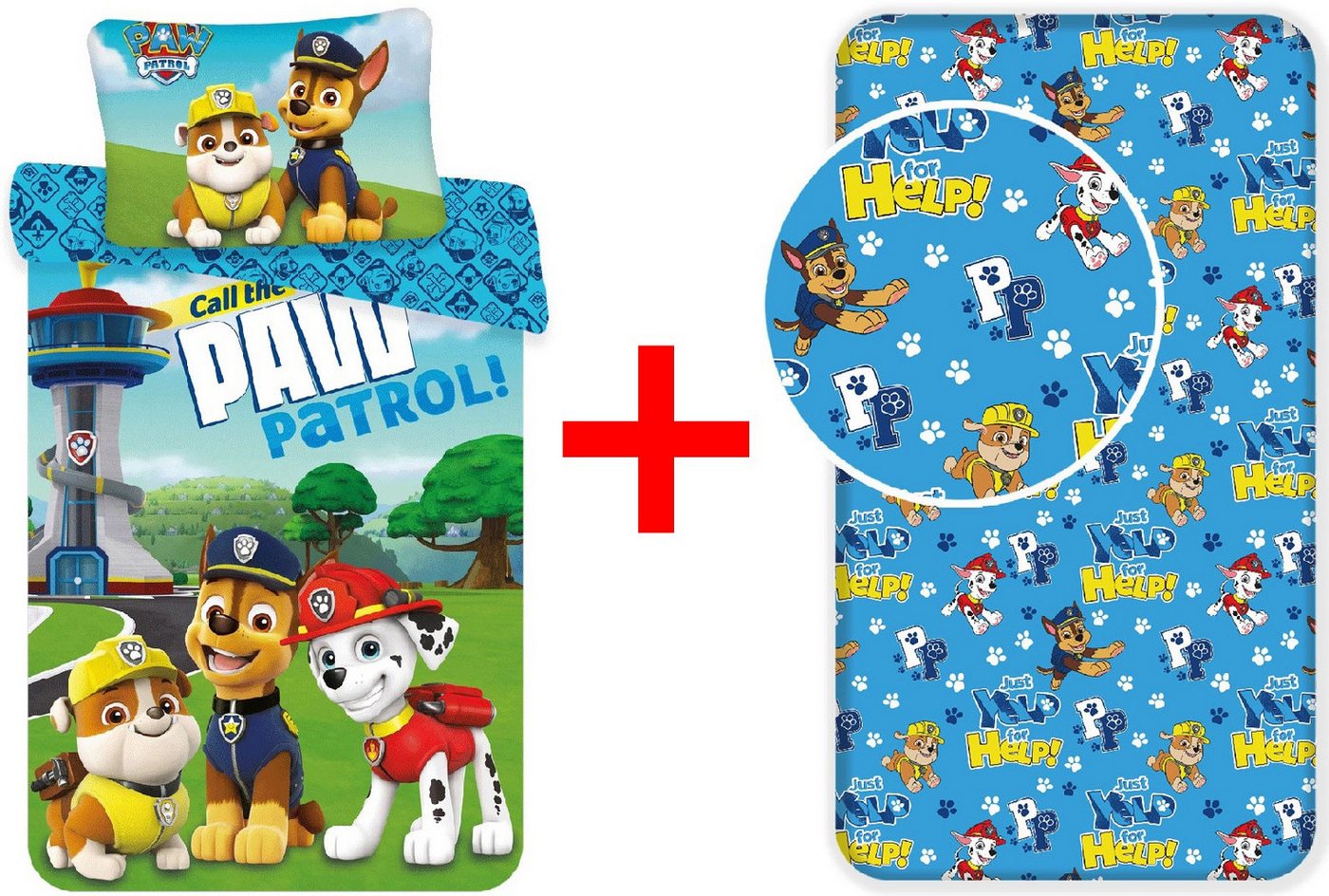 Kinderbettwäsche Paw Patrol, 2 teilig von OTTO