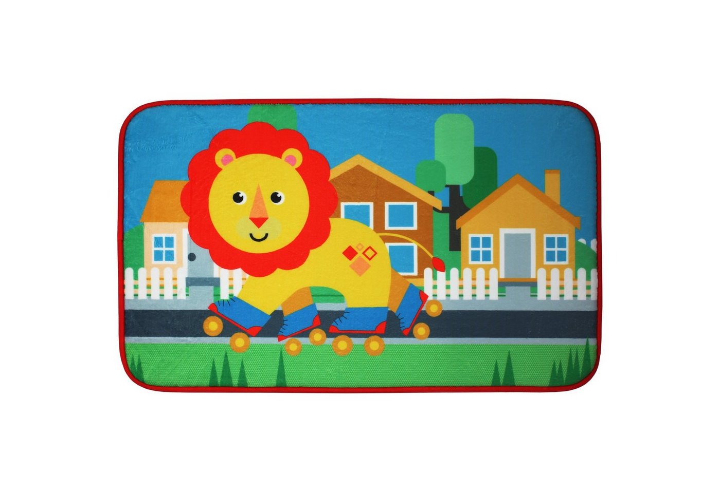 Kinderteppich Spielteppich Kinder Teppich 75x45cm Motivauswahl, Kinder-Teppich Kinderzimmer Tiermotiv Spiel-Teppich von OTTO