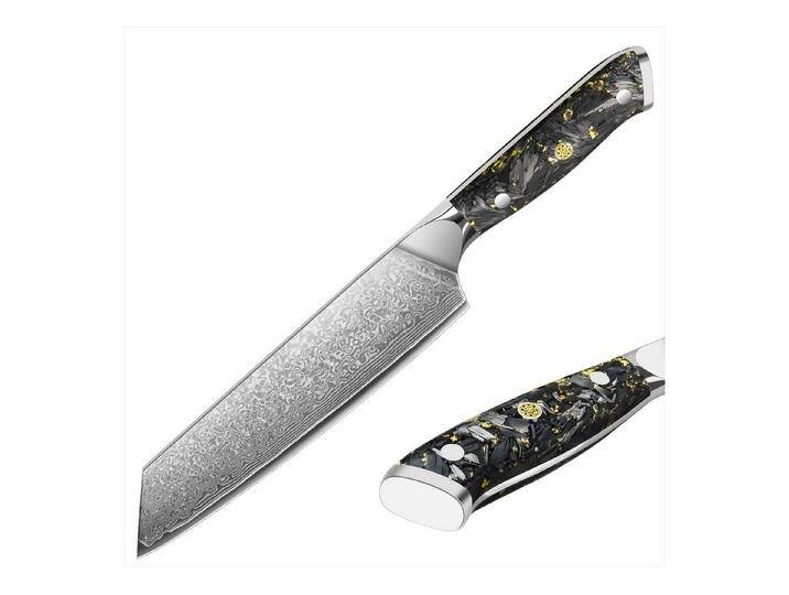 KingLux Damastmesser Damast Kiritsuke Küchenmesser aus VG10 Damaststahl, schwarz KingLux Damastmesser Damast Kiritsuke Küchenmesser aus VG10 Damaststahl, schwarz von OTTO