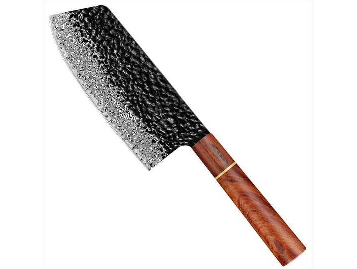 KingLux Hackmesser Damastmesser Hackmesser 67 Schichten Damaststahl Geschenk, braun KingLux Hackmesser Damastmesser Hackmesser 67 Schichten Damaststahl Geschenk, braun von OTTO