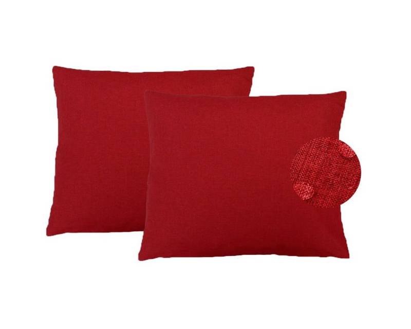 Kissenbezüge 2er Set Leinen Optik Kissenbezug Dekokissenbezug, (2 Stück), strapazierfähig von OTTO