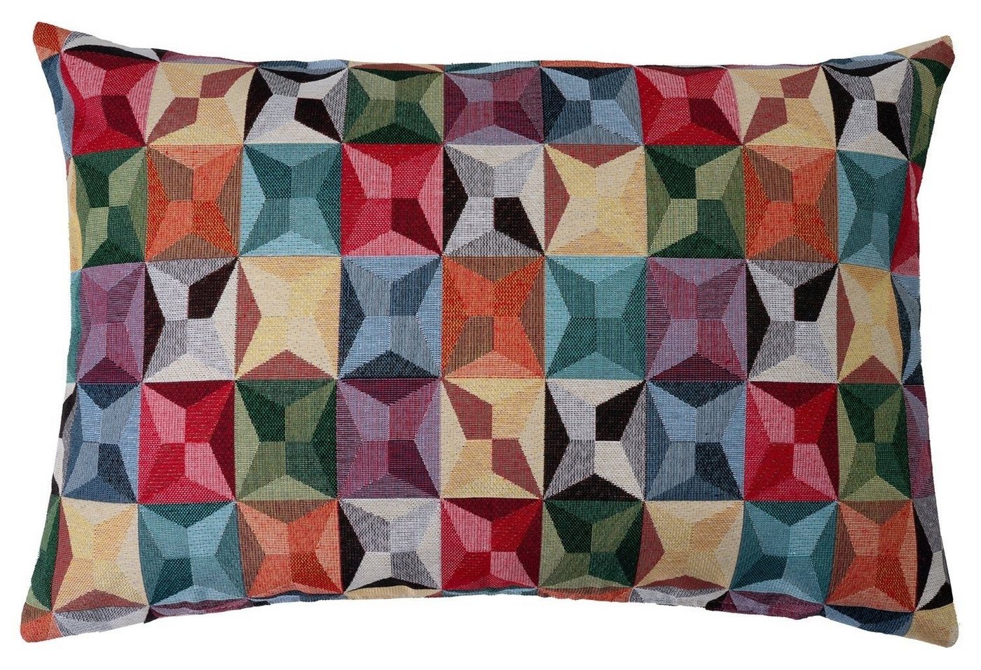 Kissenhülle TALEA, Mehrfarbig, Rauten, Baumwolle, 40 x 60 cm, (1 Stück) von OTTO