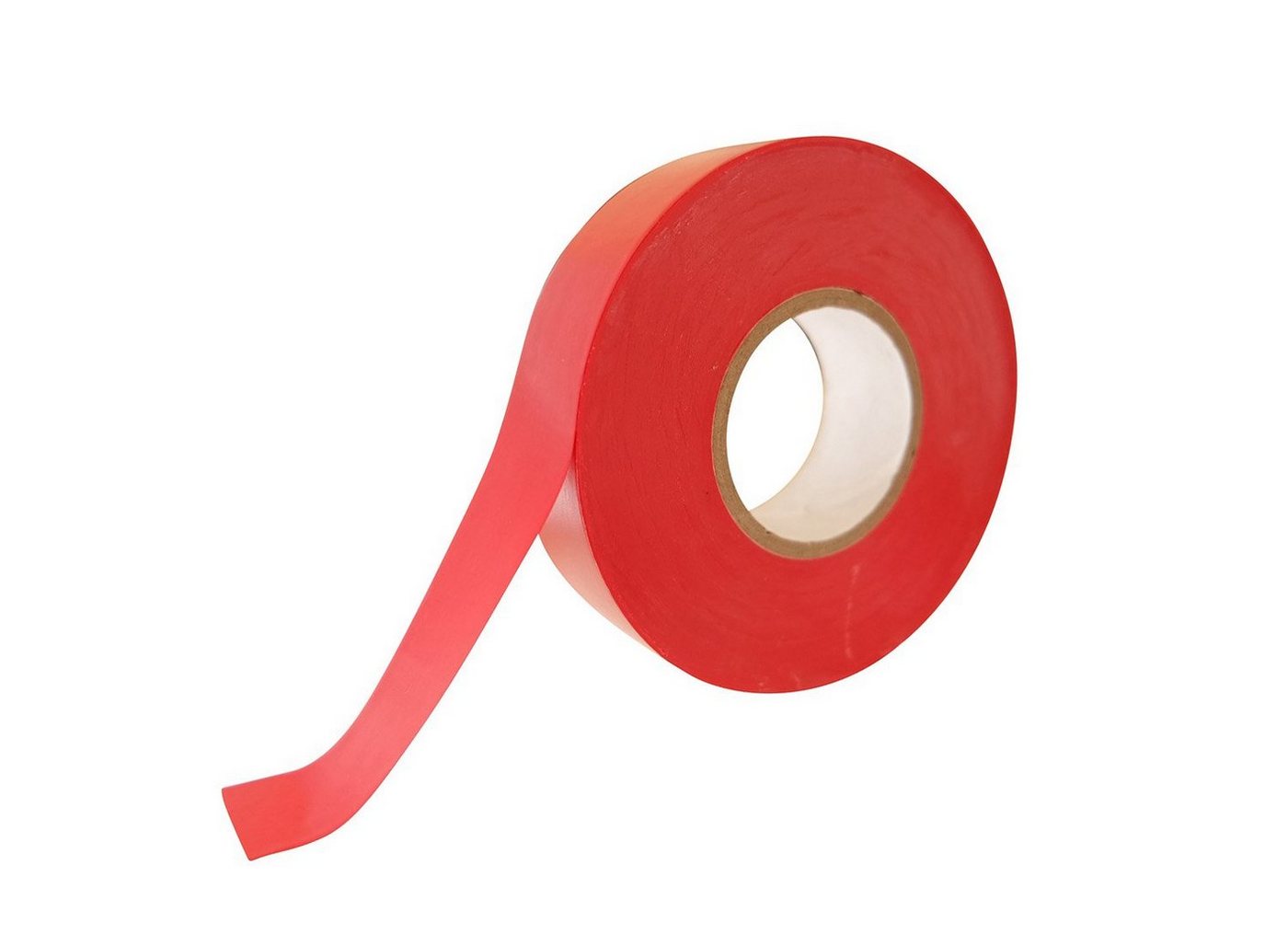 varivendo Klebepad Weich-PVC-Isolierband 19mmx25m rot (Rolle, 1-St., Weich-PVC-Isolierband) Elektrotape Elektrikerklebeband Elektrikerband Klebeband Bündelband von Varivendo