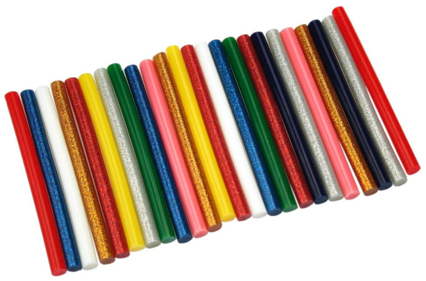 Easy Work Klebesticks 24 Heißklebesticks mini 7,2 x 100mm farbig bunt glitzer Easy Work Klebesticks 24 Heißklebesticks mini 7,2 x 100mm farbig bunt glitzer von Easy Work