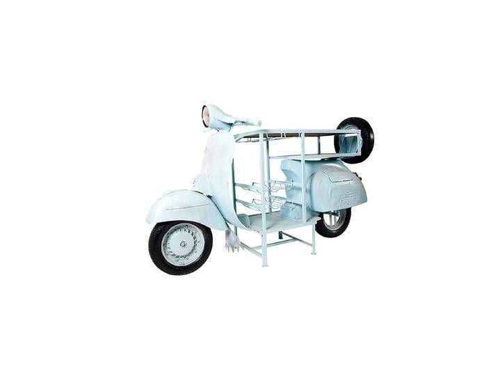 Kobolo Regal Weinregal Bar Regal SCOOTER - blau - Vintage Look, blau Kobolo Regal Weinregal Bar Regal SCOOTER - blau - Vintage Look, blau von OTTO