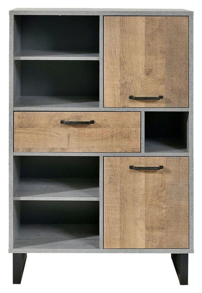 Kommode Highboard, SOLANO, Braun, B 90 cm, T 45 cm von OTTO