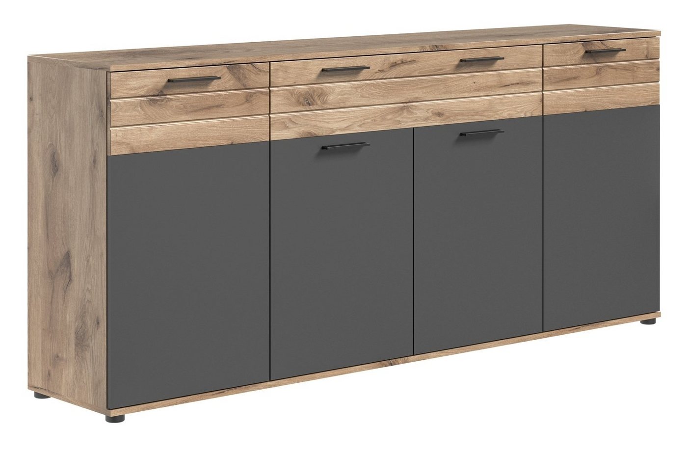 Kommode Sideboard, MARGA, Braun, B 200 cm, T 40 cm, mit 4 Türen und 2 Schubladen, mit Soft-Close-Funktion Kommode Sideboard, MARGA, Braun, B 200 cm, T 40 cm, mit 4 Türen und 2 Schubladen, mit Soft-Close-Funktion von OTTO