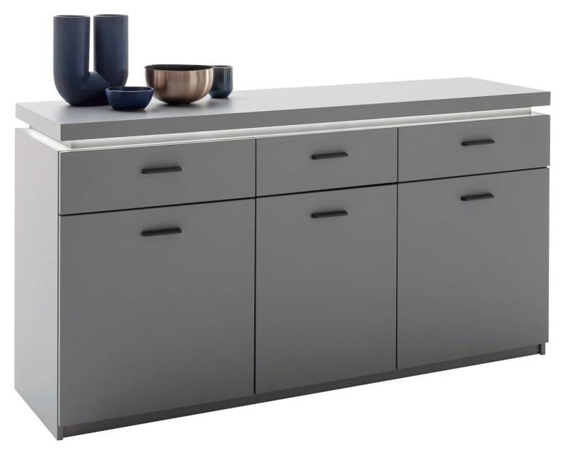 Kommode Sideboard, SCOTT, Grau, B 156 cm, T 44 cm von OTTO