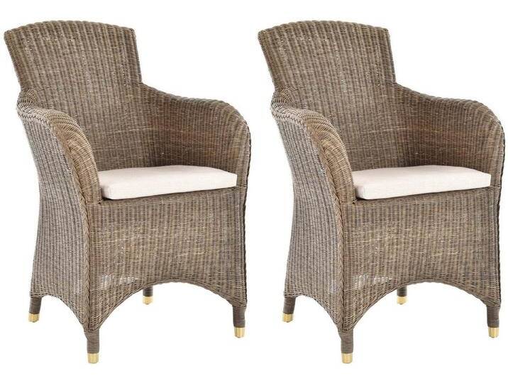 Krines Home Esszimmersessel 2er Set Esszimmersessel Rattan Esszimmerstuhl mit Armlehne Sessel, grün, Oliv Krines Home Esszimmersessel 2er Set Esszimmersessel Rattan Esszimmerstuhl mit Armlehne Sessel, grün, Oliv von OTTO