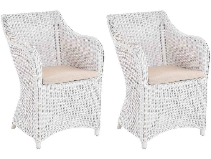 Krines Home Esszimmersessel 2er Set Rattan Esszimmersessel Dive Esszimmerstuhl mit Armlehne Sessel (Spar-Set, 2-St., 2er-Set), Rattansessel, Esszimmer von OTTO