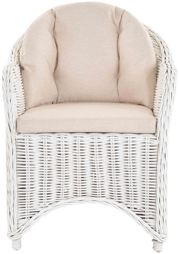 Krines Home Loungesessel 2er Set Rattan Wintergartensessel Orlando Lese Rattansessel Lounge (2-St., 2x Sessel), Sessel geschwungen von Krines Home