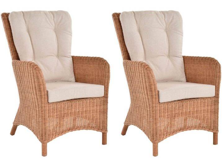 Krines Home Ohrensessel 2er Set Moderner Rattan Wintergartensessel mit hoher Rückenlehne (2er-Set, 2-St., 2er-Set), Ohrenbackensessel Sessel Esszimmer mit Armlehne von OTTO