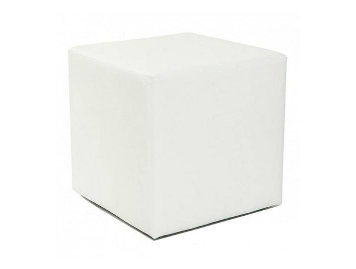 Küchen-Preisbombe Polsterbank Design Sitzwürfel Kubus Hocker Kunstleder modern 45x45x45 cm weiß, lila von OTTO