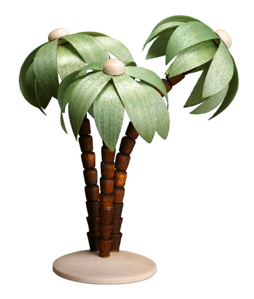 Kunstbaum Miniaturfiguren Palmenoase auf Sockel bunt Höhe 11,5 cm NEU von OTTO