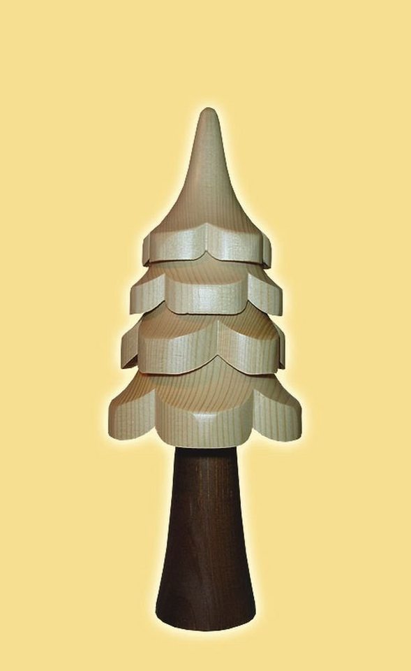 Kunstbaum Tischschmuck Fichte natur 25 cm Höhe= 25cm NEU, Höhe 25 cm, liebevoll aus heimischen Hölzern gefertigt von OTTO