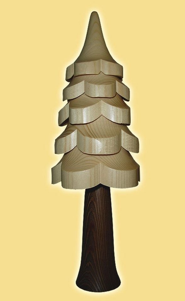 Kunstbaum Tischschmuck Fichte natur 30 cm Höhe= 30cm NEU, Höhe 30 cm, liebevoll aus heimischen Hölzern gefertigt von OTTO