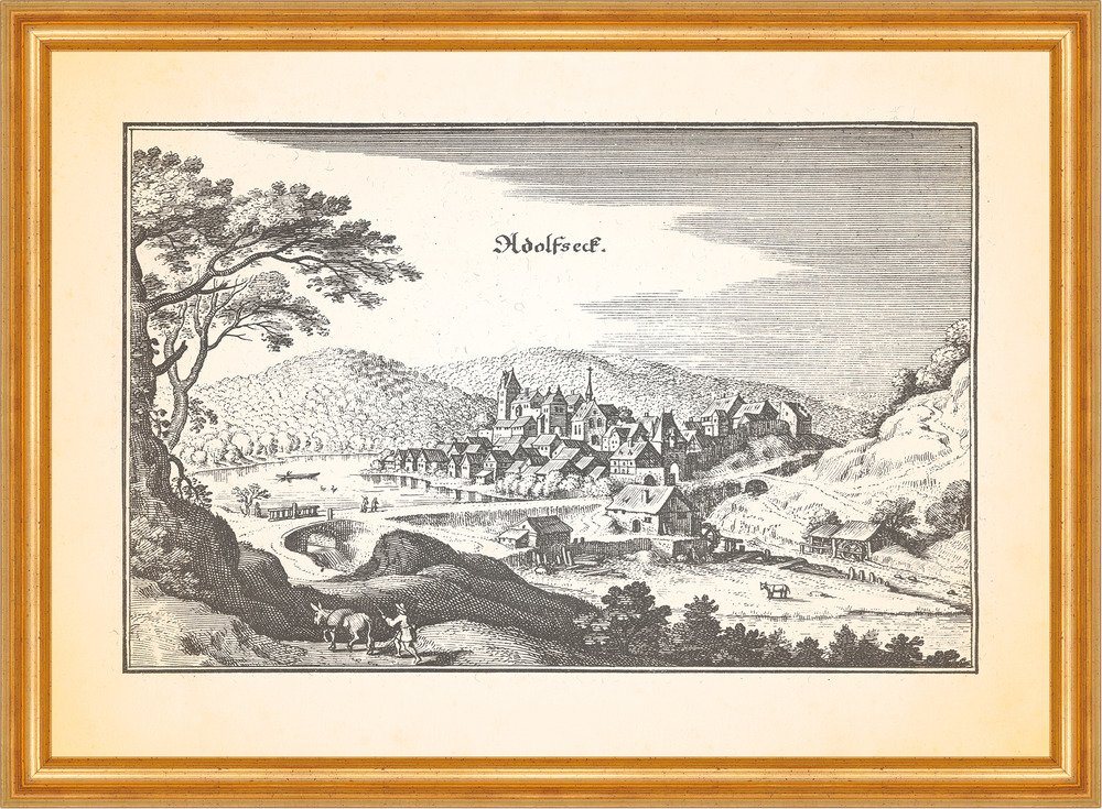 Kunstdruck Adolfseck Bad Schwalbach Naturpark Taunus Valentinskapelle Merian 0034, (1 St) von OTTO