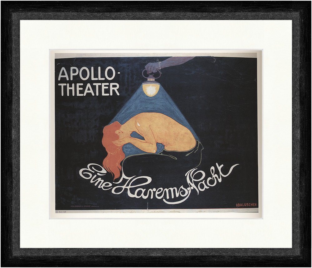 Kunstdruck Apollo Theater Eine Harems Nacht Baluschek Kunst Faks_Plakatwelt 1147, (1 St) von OTTO