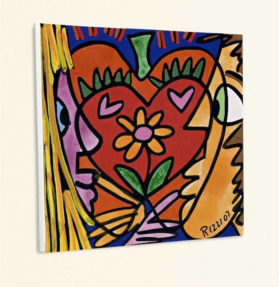 Kunstdruck Apple Blossom Love Apfel Blume Herz Poster Plakat Rizzi Platte 126, (1 St) von OTTO