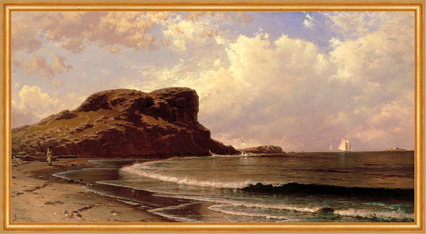 Kunstdruck Castle Rock, Nahant Massachusetts Alfred Thompson Bricher USA Amerika, (1 St) von OTTO