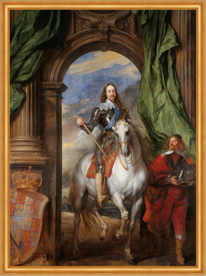 Kunstdruck Charles I, 1600-49 with M. de St Antoine König van Dyck Adel B A2 0056, (1 St) von OTTO