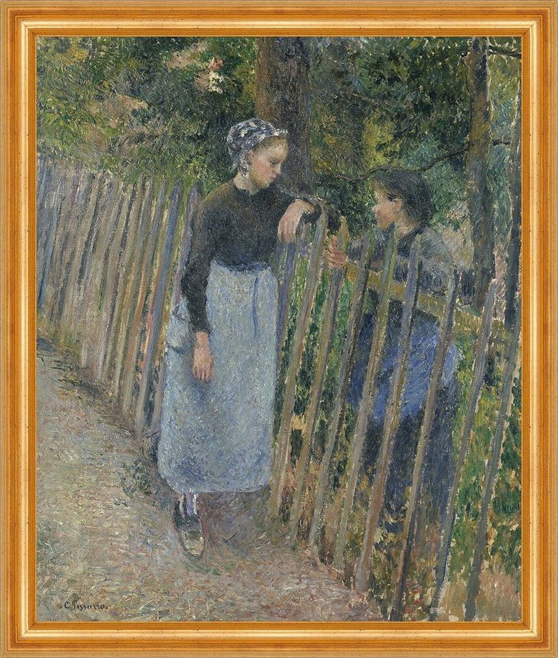 Kunstdruck Conversation Camille Pissarro Frauen Gartenzaun Tratsch Bäume B A3 009, (1 St) von OTTO