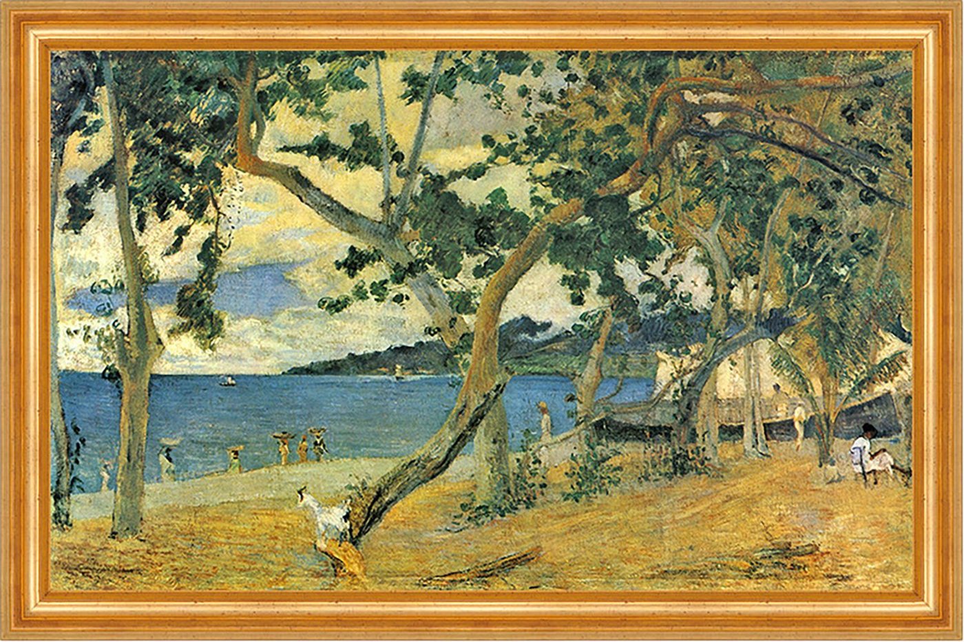 Kunstdruck Die Bucht von Saint-Pierre auf Martinique Paul Gauguin Palmen H A3 039, (1 St) von OTTO