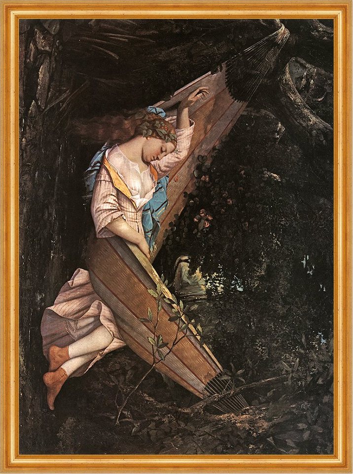 Kunstdruck Die Hängematte Gustave Courbet Faulenzen Entspannung Schlaf H A3 0485, (1 St) von OTTO