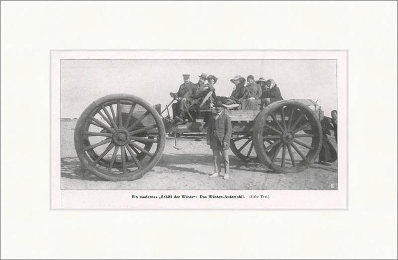 BillerAntik Kunstdruck Ein modernes Schiff der Wüste Räder Automobil Wagen Gefährt F_Vintage, (1 St) von BillerAntik