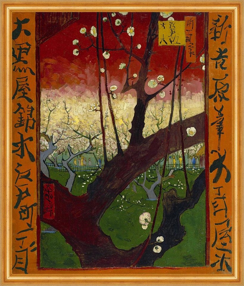 Kunstdruck Flowering plum orchard: after Hiroshige Vincent van Gogh Pflaumenbaum, (1 St) von OTTO