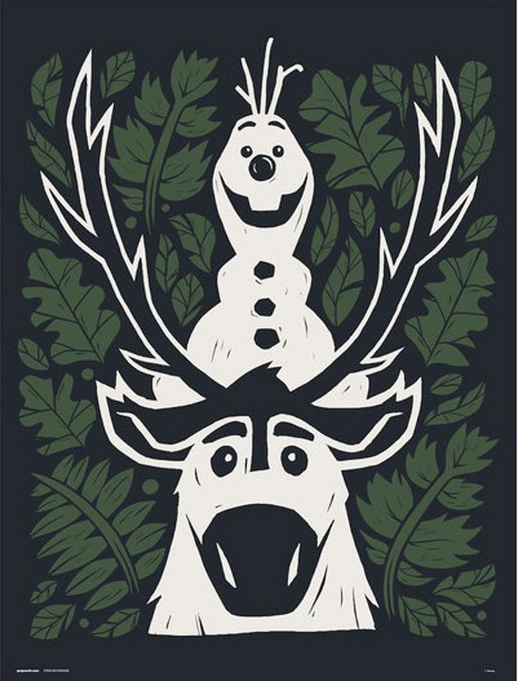Kunstdruck Frozen 2 - Kunstdruck - Olaf und Sven Kunstdruck Frozen 2 - Kunstdruck - Olaf und Sven von OTTO