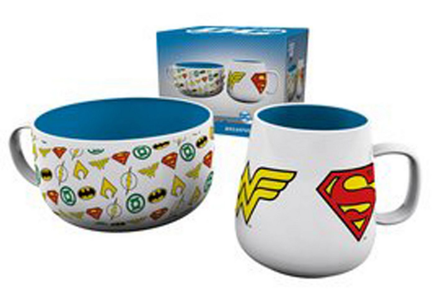 Kunstdruck Frühstücks-Set - Geschenk-Set - DC Comics - Logos Kunstdruck Frühstücks-Set - Geschenk-Set - DC Comics - Logos von OTTO