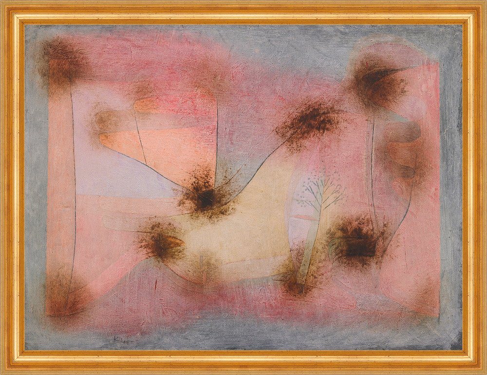 Kunstdruck Hardy Plants Paul Klee Blumen Blüten Baum Pflanzen Rot Stiel B A3 0303, (1 St) von OTTO