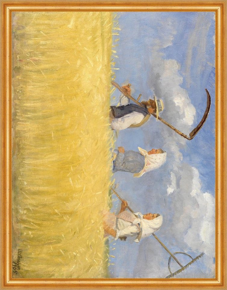 BillerAntik Kunstdruck Harvesters Anna Ancher Ernte Sense Weizen Landarbeit Rechen B A3 00525, (1 St) von BillerAntik