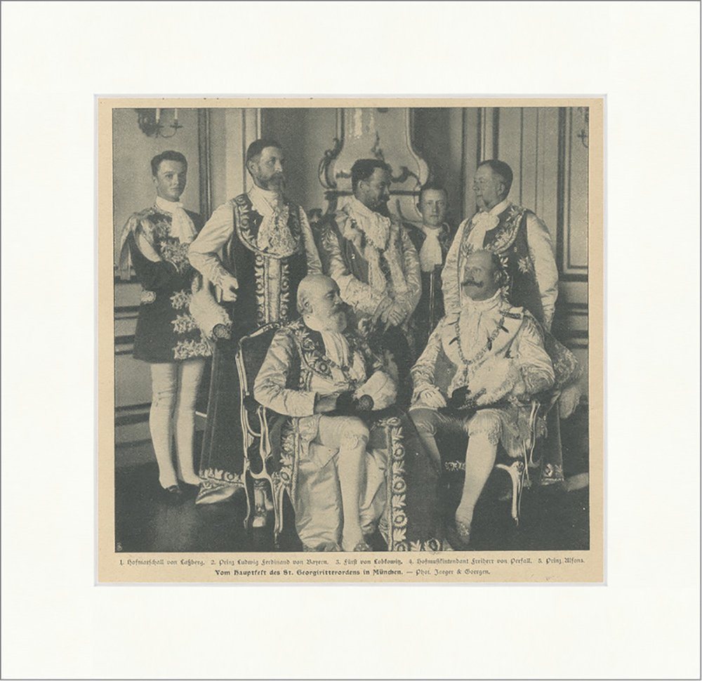 Kunstdruck Hauptfest des St. Georgiritterordens Lobkowitz München Perfall F_Vinta, (1 St) von OTTO