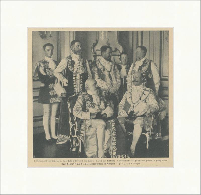 Kunstdruck Hauptfest des St. Georgiritterordens Lobkowitz München Perfall F_Vinta, (1 St) von OTTO