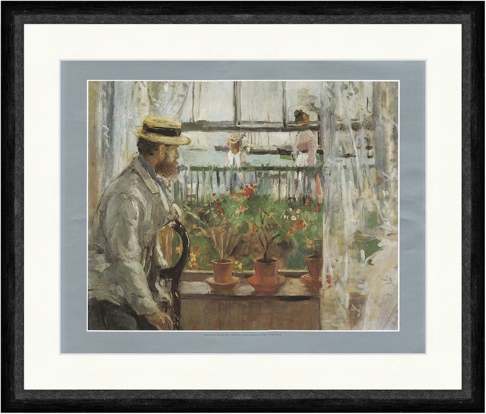BillerAntik Kunstdruck Interieur von der Insel Wight Berthe Morisot Poster Faks_Plakatwelt 1, (1 St) von BillerAntik