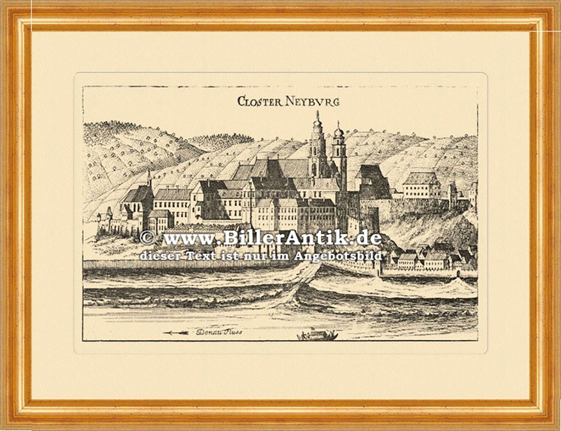 Kunstdruck Klosterneuburg Closter Vischer Österreich Burgen und Schlösser 746 Ger, (1 St) von OTTO
