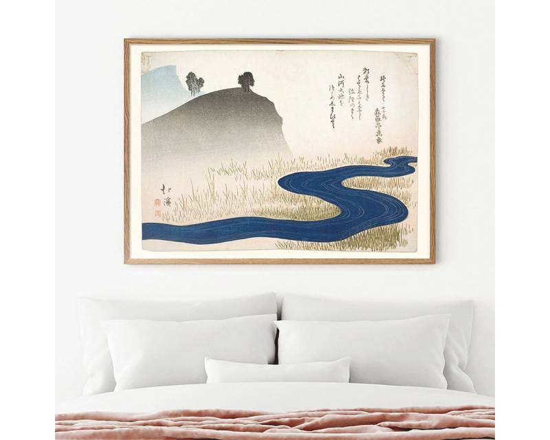 Kunstdruck Kunstdruck Japan »Der Fluss«. von OTTO