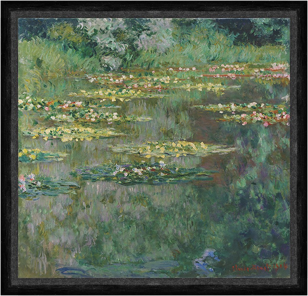 BillerAntik Kunstdruck Le Bassin des Nympheas Claude Monet Teich Wasserlilien Pflanzen Faks_, (1 St) von BillerAntik